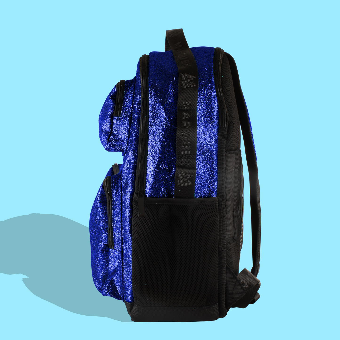 Marquee Glitter Backpack - Cobalt