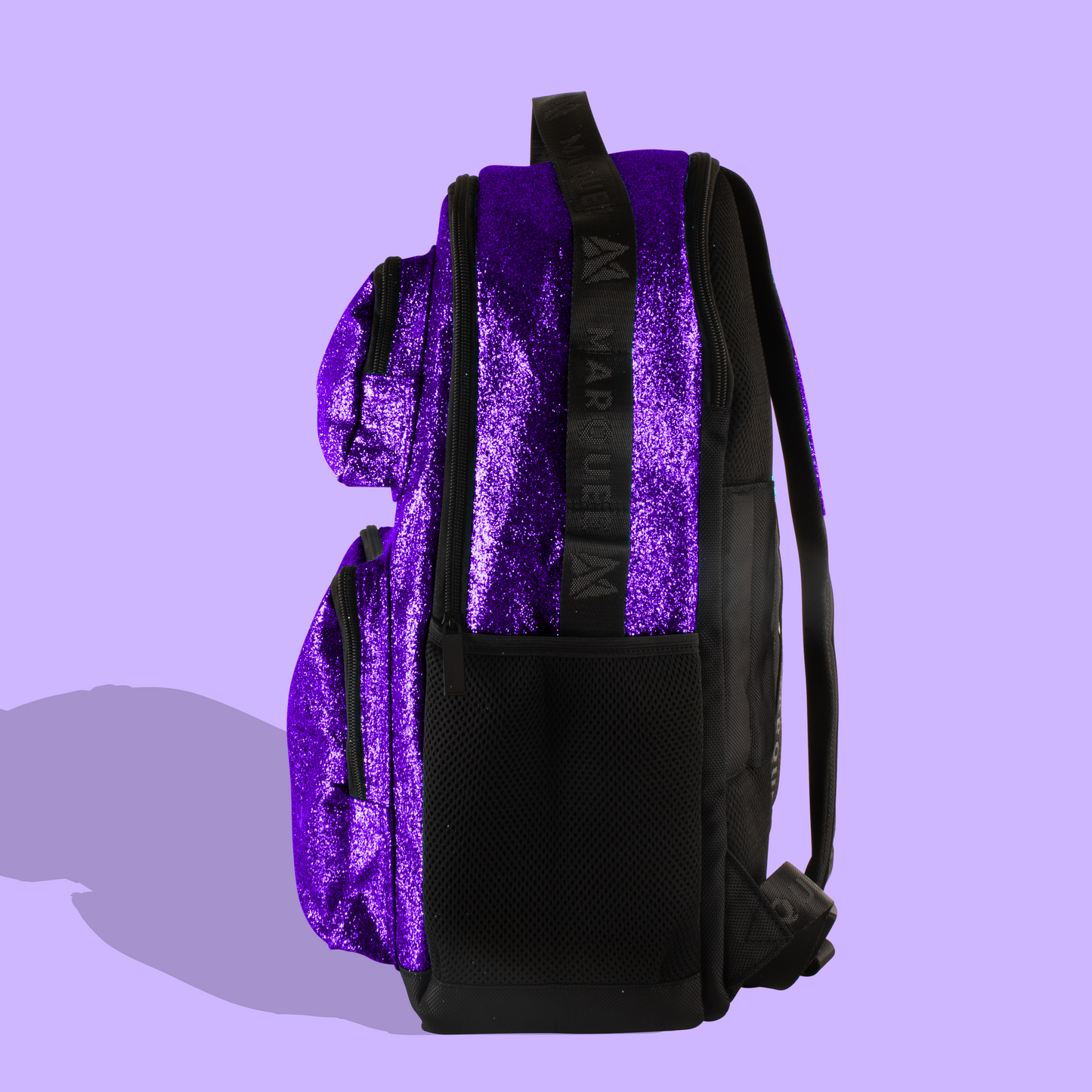Marquee Glitter Backpack - Grape