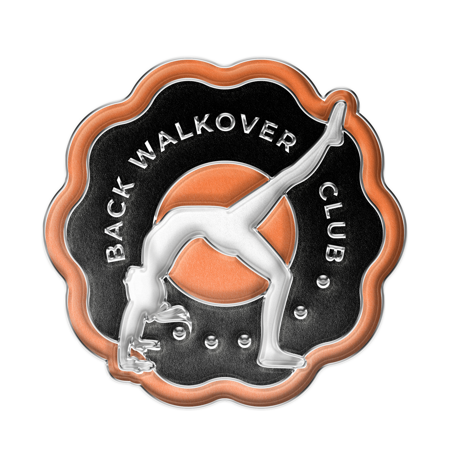 Jumbo Cheer Milestone Pin - Back Walkover