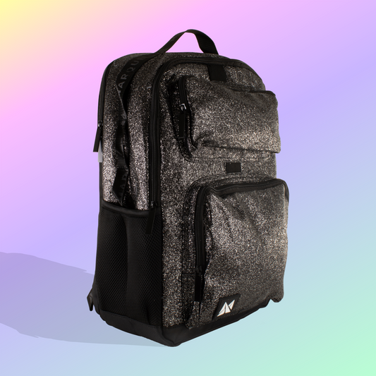 Marquee Glitter Backpack - Licorice