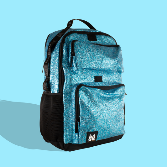 Marquee Glitter Backpack - Blueberry