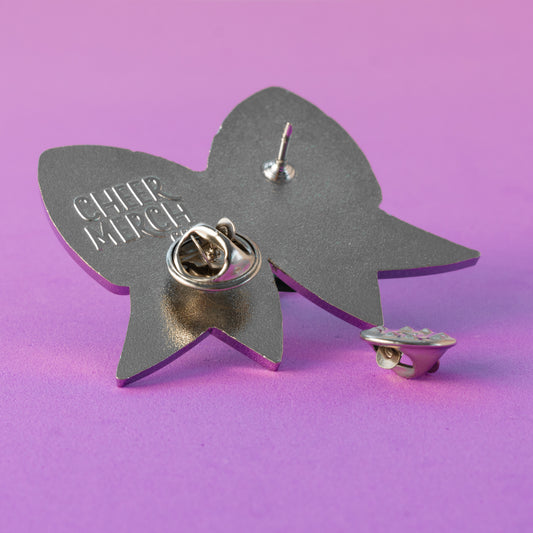 Jumbo Bow Pin - Black