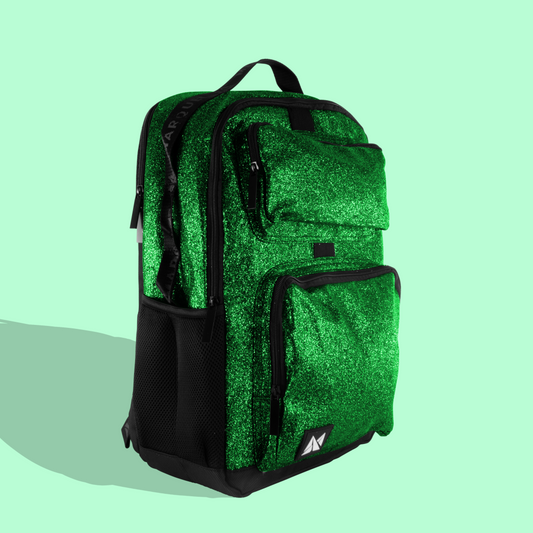 Marquee Glitter Backpack - Envy