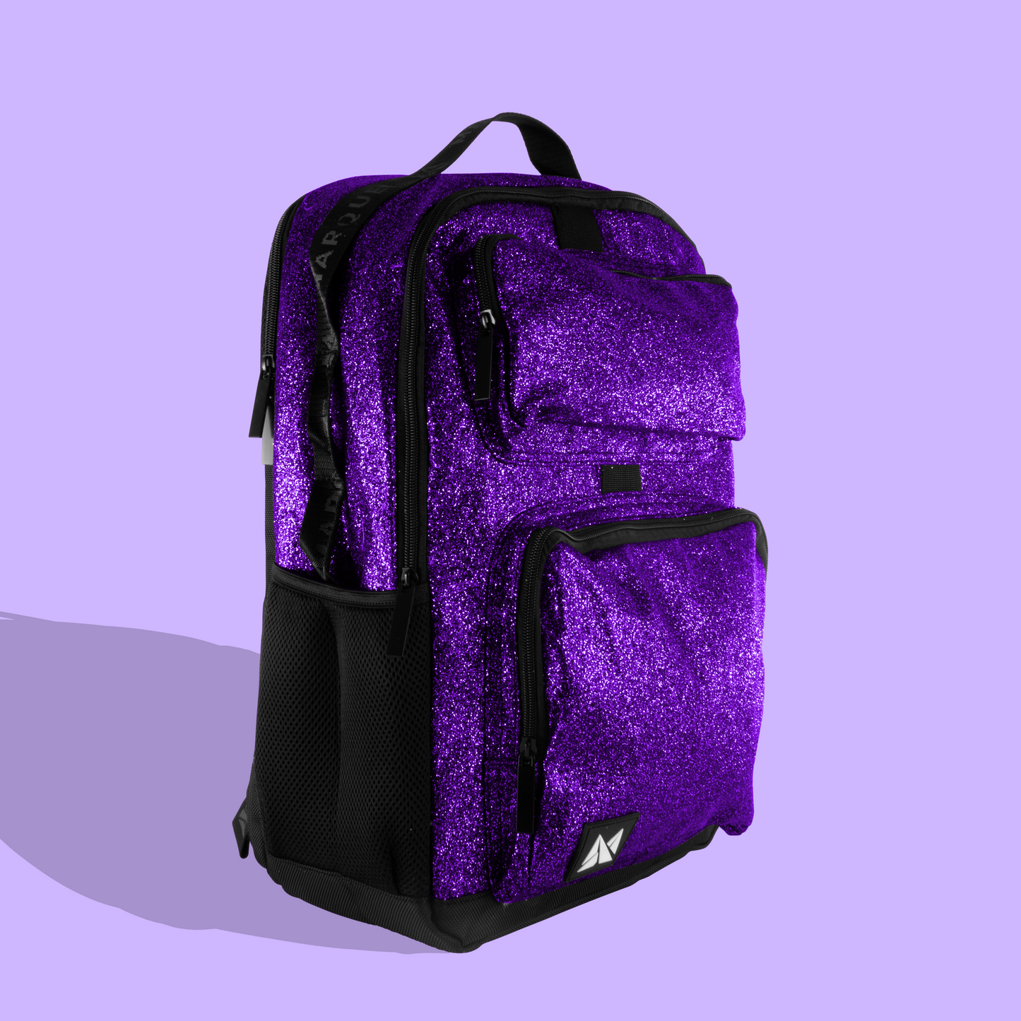Marquee Glitter Backpack - Grape