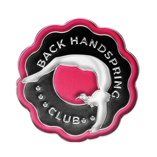 Jumbo Cheer Milestone Pin - Back Handspring
