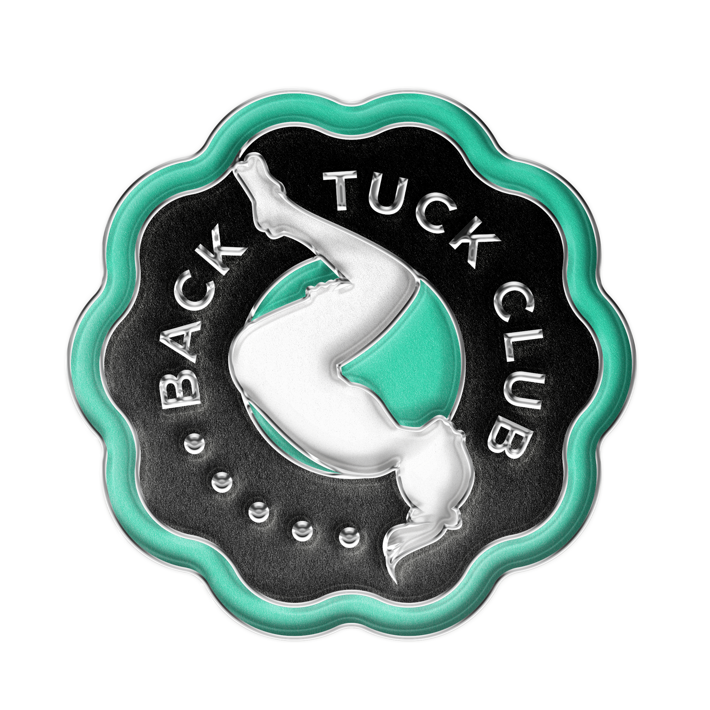 Jumbo Cheer Milestone Pin - Back Tuck