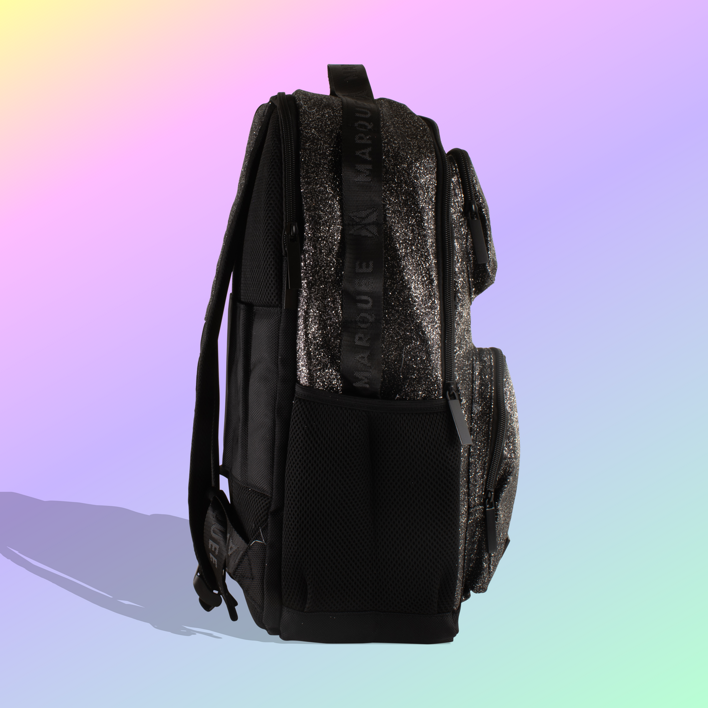 Marquee Glitter Backpack - Licorice