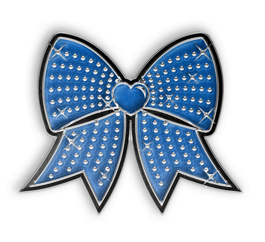 Jumbo Bow Pin - Blue