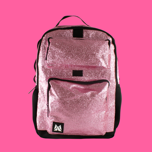 Marquee Glitter Backpack - Cotton Candy