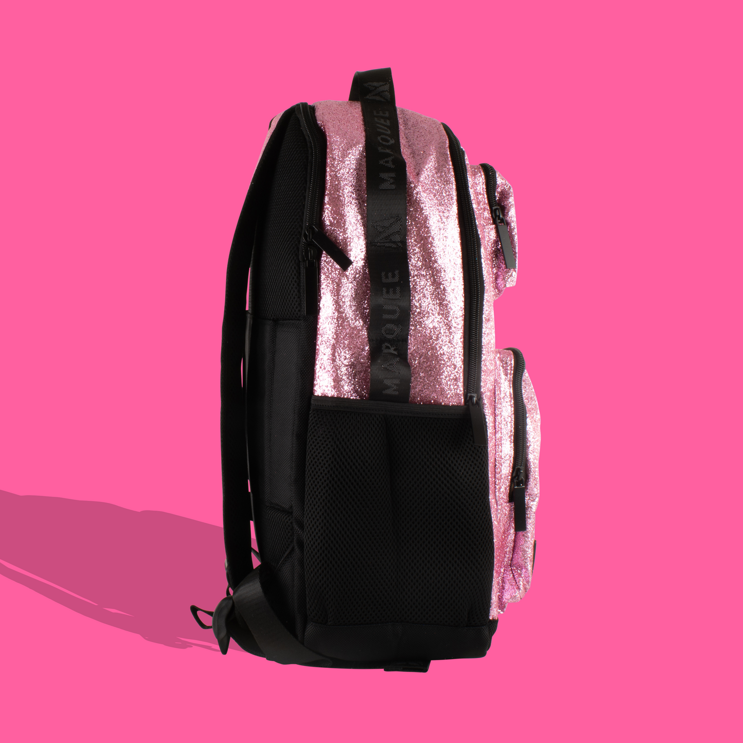 Marquee Glitter Backpack - Cotton Candy